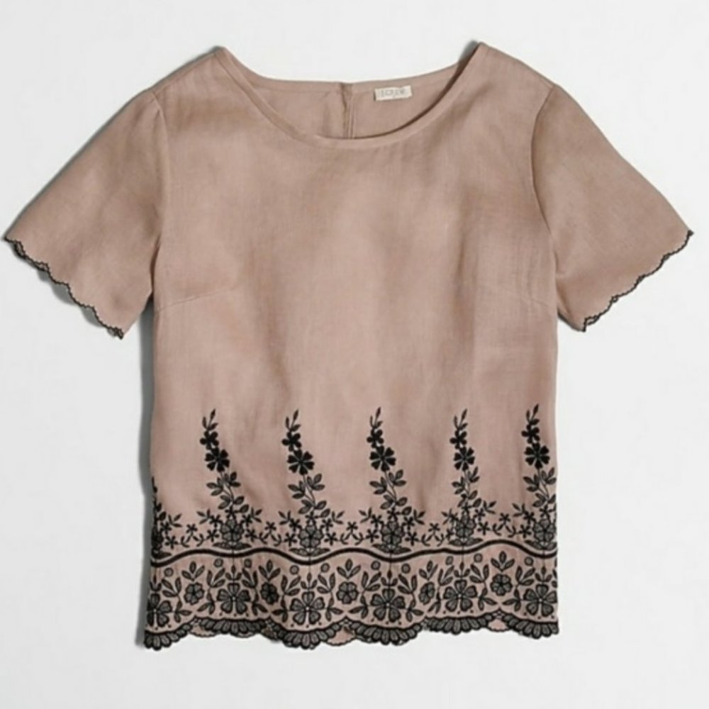 J Crew Linen Top